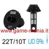 Coppia conica e corona UNDERDRIVE 9% IN LEGA per TRX-4m by Injora