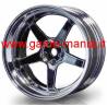 832109SBK - 4 cerchi a 5 razze GRIGIO / CROMO offset modificabile by MST