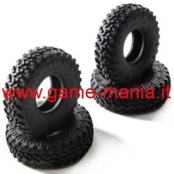 Treno gomme 1.0 Nitto Trail Grappler M/T per MICRO crawlers by Axial