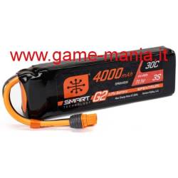 4000Mah LiPo softcase 3S1P pack 11.1V 30C IC3 battery by Spektrum