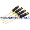 Set cacciaviti a brugola IN MM. manico alluminio oro/nero by Integy