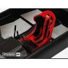 Sedile racing in plastica nero in scala 1:10 by Bittydesign
