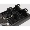 1/10 scale black plastic racing seat by Bittydesign