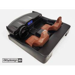 Interni in lexan trasparente CON SEDILI per scalers 1:10 by Bittydesign