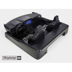 Interni in lexan trasparente CON SEDILI per scalers 1:10 by Bittydesign