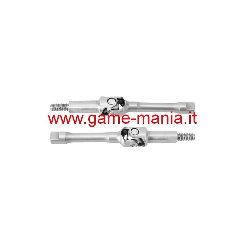 Semiassi anteriori IN ACCIAIO cardanici per SCX30 by Injora