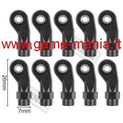 Nylon 10° angled uniballs (10x) for Traxxas TRX-4 by Injora