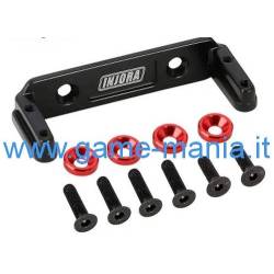 Supporto servo in lega anodizzato NERO per Axial Capra by Injora