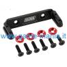 Supporto servo in lega anodizzato NERO per Axial Capra by Injora