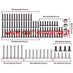 Set completo di viteria ACCIAIO per Axial SCX30 by GPM