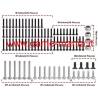 Steel complete screw set for the Axial SCX30 by GPM