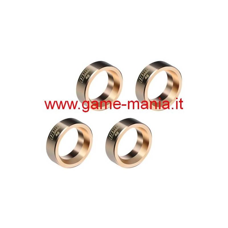 BRASS rim weights (4x) for Axial SCX30 rims by GPM
