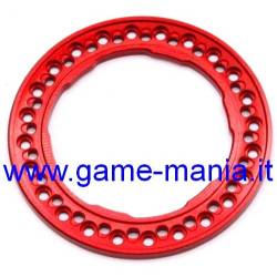 4x DREDGER RED beadlock rings for 1.9" rims by Vanquish Products