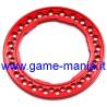 Set 4 anelli beadlock DREDGER ROSSI per cerchi 1.9" by Vanquish Products