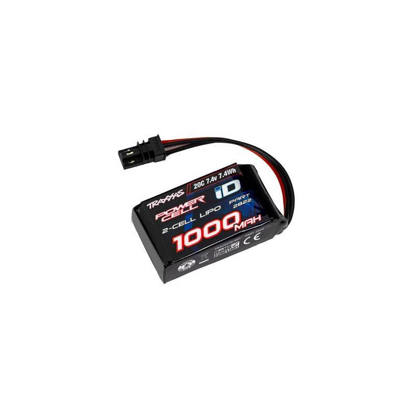 1000mah 2S LiPo stock battery for TRX-4m by Traxxas
