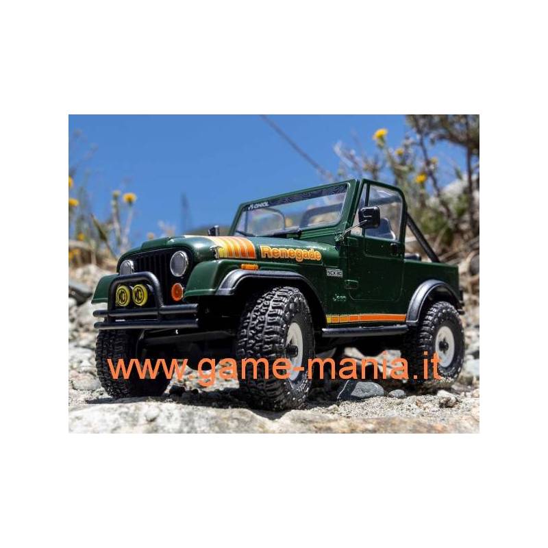 Axial SCX30 - 1/30 RTR scaler GREEN JEEP CJ7 RENEGADE body