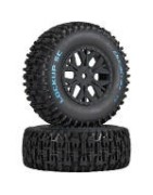 Tire on rims for Short Course Truck